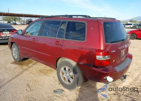 2004 Toyota Highlander V6 из США, поврежденный, VIN JTEDP21A540037899